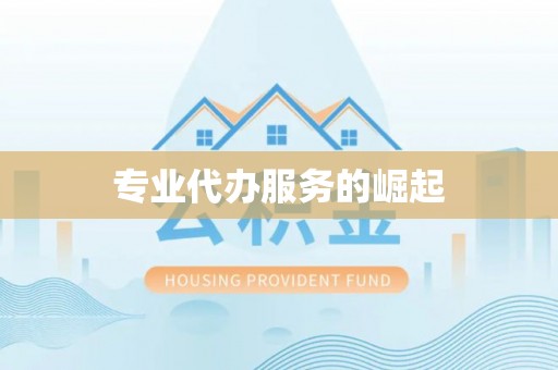 和县专业代办服务的崛起